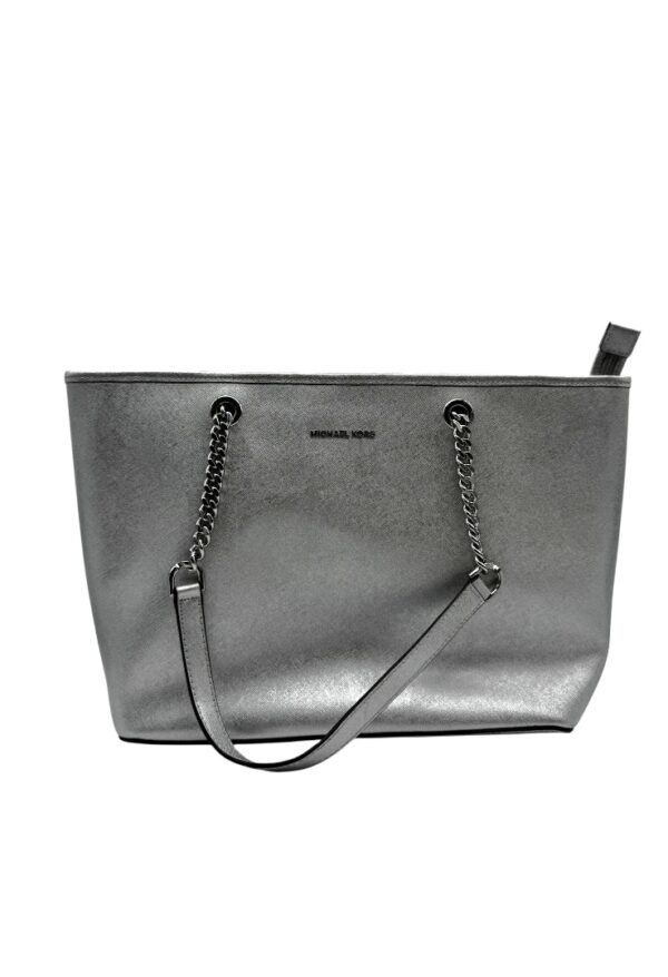 MICHEL KORS - JET SET TOTE SILVER